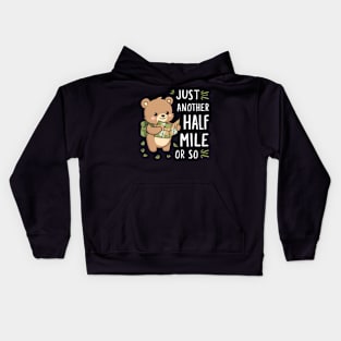 Just Another One Mile Or So Funny Kids Hoodie